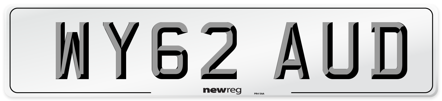 WY62 AUD Number Plate from New Reg